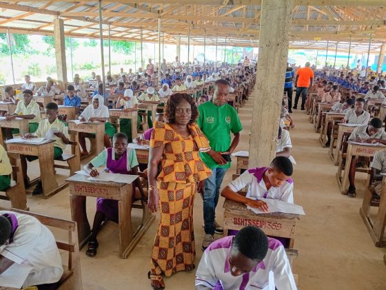 Hon. DCE Visits BECE Candidates In the District